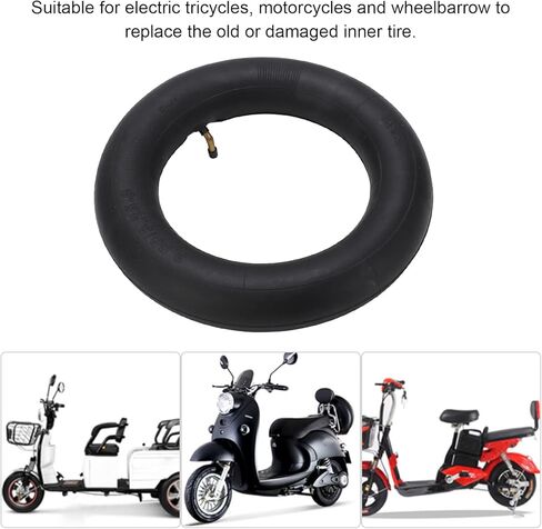 Keenso 3.25/3.00-8 Inner Tube for 8 Inch Wheelbarrow Scooters Mini Chopper Tire Go Kart ATV (Bend The Mouth) in Kuwait