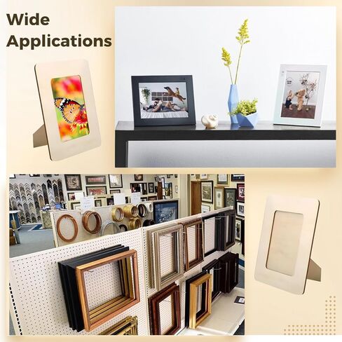12 Pcs Unfinished Wood Picture Frames, 4x6 in Wooden Photo Frame Bulk for Youngsters Crafts DIY, Smooth Surface Safe Material, Long-Lasting Versatile Vertical Horizontal Display Stand for Gifts in Saudi Arabia