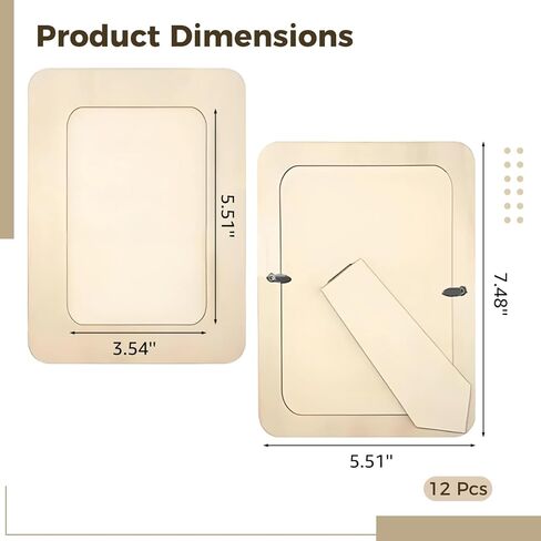 12 Pcs Unfinished Wood Picture Frames, 4x6 in Wooden Photo Frame Bulk for Youngsters Crafts DIY, Smooth Surface Safe Material, Long-Lasting Versatile Vertical Horizontal Display Stand for Gifts in Saudi Arabia