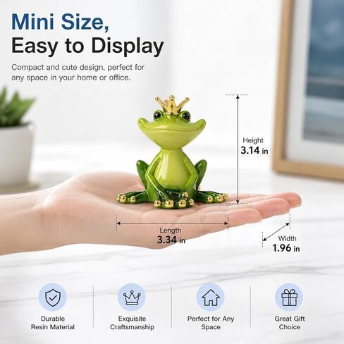 LINZHEN Leg Press Pastoral Yoga Frog Ornament,Decorate Living Room, Balcony, or Desktop Bookcase with Resin Crafted Frog Figurine,Perfect Yard and Holiday Supplies for Patio and Lawn Décor in Saudi Arabia