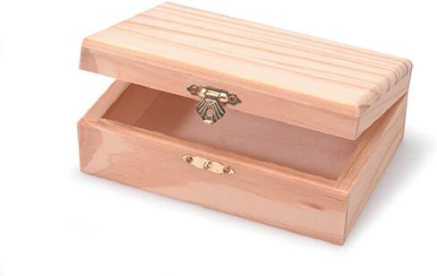 WOODBOX HINGED 6INX4INX2IN in Kuwait