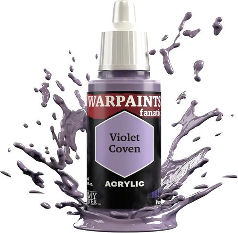 The Army Painter Pinks & Purples Warpaints Fanatic 18ml Acrylic Paints (Violet Coven) in Kuwait