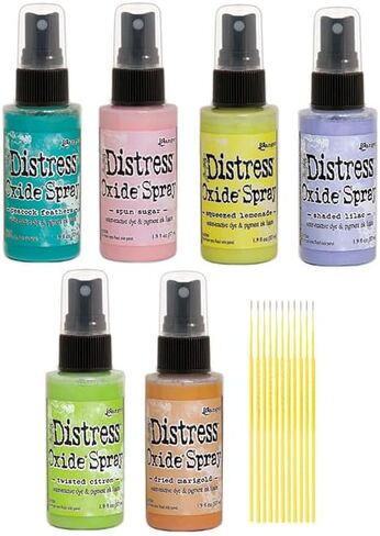 Purple Turtle Products Tim Holtz Distress Oxide Spray Bundle (6 Bottle Set) in Saudi Arabia