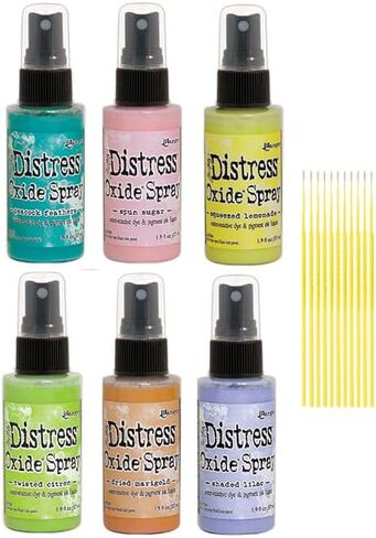 Purple Turtle Products Tim Holtz Distress Oxide Spray Bundle (6 Bottle Set) in Saudi Arabia