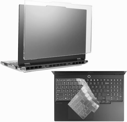 IMMOENUC Laptop Case Set for 2025 Legion Pro 5i/5 Gen 10 16" Scratch-Resistant & Drop-Resistant Hard Shell Frosted Transparent​ Protective Cover + Keyboard Cover in Saudi Arabia
