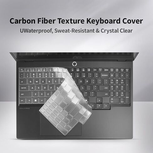 IMMOENUC Laptop Case Set for 2025 Legion Pro 5i/5 Gen 10 16" Scratch-Resistant & Drop-Resistant Hard Shell Frosted Transparent​ Protective Cover + Keyboard Cover in Saudi Arabia