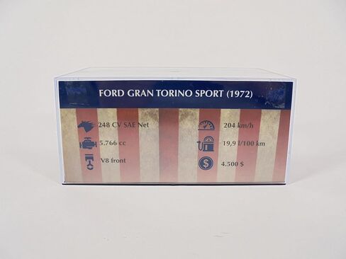 OPO 10 - 1/43 Scale Model car Compatible with Ford Gran Torino Sport 1972 - AC11 in Kuwait