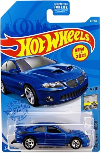 DieCast Hot Wheels '06 Pontiac GTO, Factory Fresh 5/10 [Blue] 87/250 in Saudi Arabia