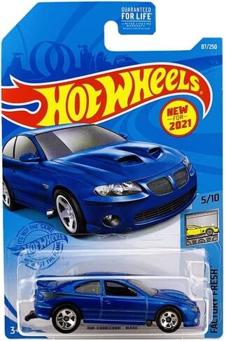 DieCast Hot Wheels '06 Pontiac GTO, Factory Fresh 5/10 [Blue] 87/250 in Saudi Arabia