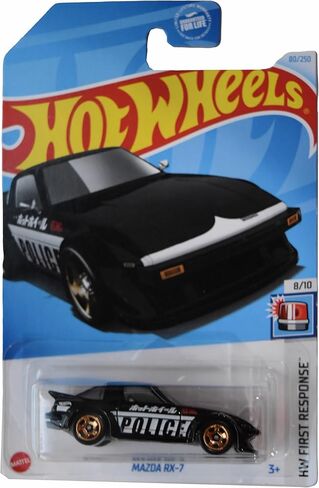 Hot Wheels Mazda RX-7, First Response 8/10 [Black] 80/250 in Kuwait
