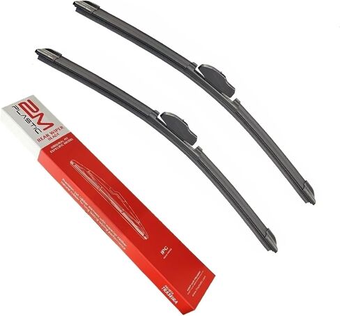 Front Wiper Blades For FORD Fiesta 2011-2019 Pair 24" 15" Premium All-Season OE Quality 2M PLASTIC in Kuwait