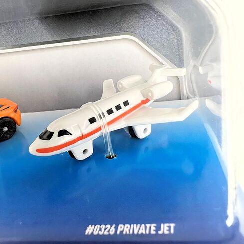 Micro Machines 2021 Series 6 Starter Pack #24 Micro Jet Setters - 2021 Cadillac Escalade, McLaren 720S Coupe, Private Jet in Saudi Arabia