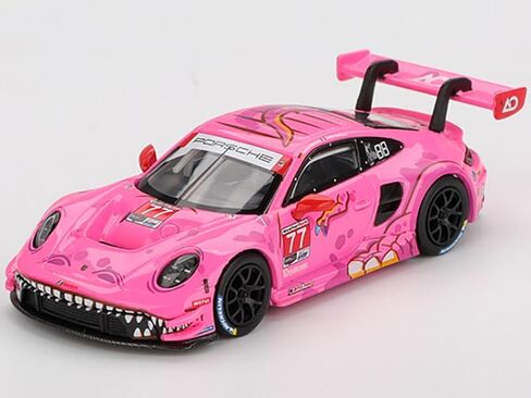 سيارة MINI GT 911 GT3 R #77 AO Racing 2024 IM SA Road America إصدار محدود 1/64 موديل Diecast MGT01052 in Kuwait