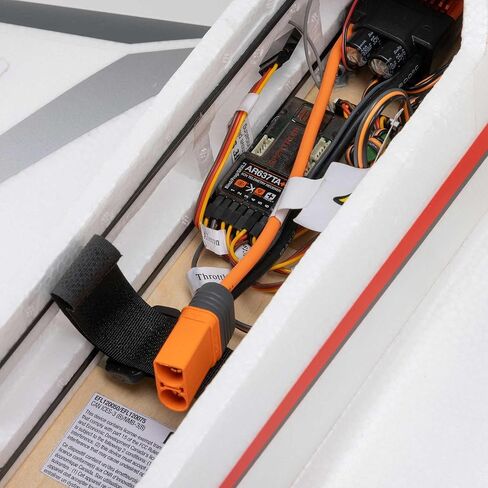 E-flite RC Airplane V1200 1.2m BNF Basic (جهاز الإرسال والبطارية والشاحن غير متضمن) مع AS3X+ واختيار آمن، EFL120050 in Kuwait