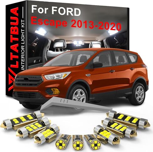 LED Interior Light Kit Package Replacement for FORD Escape 2013 2014 2015 2016 2017 2018 2019 2020 in Kuwait