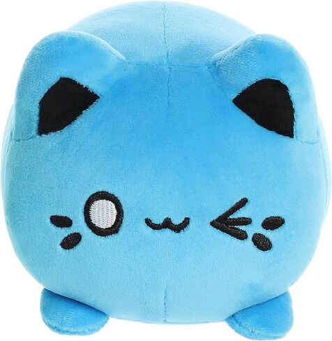 Aurora® Enchanting Tasty Peach® Electric Blue Meowchi Stuffed Animal - Bright & Colorful Design - Showpiece Plush - 7 Inches in Kuwait