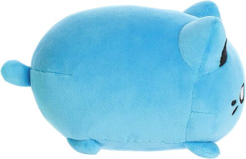 Aurora® Enchanting Tasty Peach® Electric Blue Meowchi Stuffed Animal - Bright & Colorful Design - Showpiece Plush - 7 Inches in Kuwait