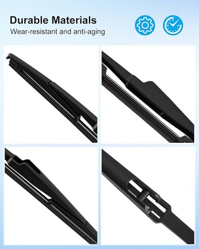 Rear Wiper Blade Compatible with Genesis GV80 Advanced Base Prestige Prestige Matte Prestige Signature 2021-2025, Rear Back Windshield Wiper in Kuwait
