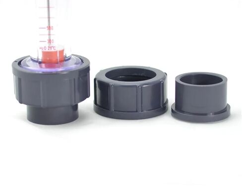 LZS-50 Plastic Tube Type Series rotameter Flow Meter(0.4-4 m3PH) in Saudi Arabia