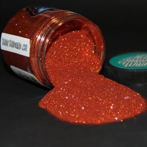 Tangy Tangerine Metal Flake –Solid Automotive Flake Solvent & Heat Resistant, UV Safe – Ideal for Custom Paint, Crafts, Resin & More in Saudi Arabia