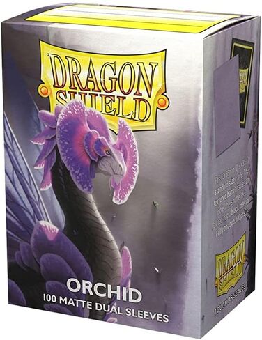 Dragon Shield Dual Matte Orchid Standard Size 100 ct Card Sleeves Individual Pack in Kuwait