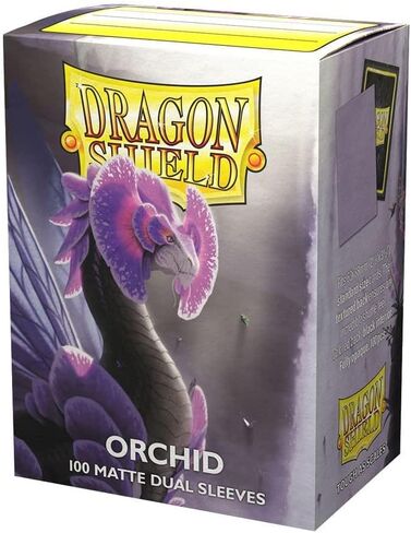 Dragon Shield Dual Matte Orchid Standard Size 100 ct Card Sleeves Individual Pack in Kuwait