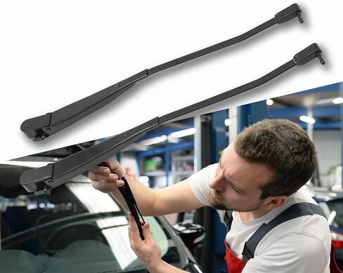 42863 1 Pair Front Windshield Wiper Arm Kit Fits Compatible with Jeep 1984-1996 Cherokee 1984-1990 Wagoneer 1987-1992 Comanche Replaces OE 56001132 in Saudi Arabia