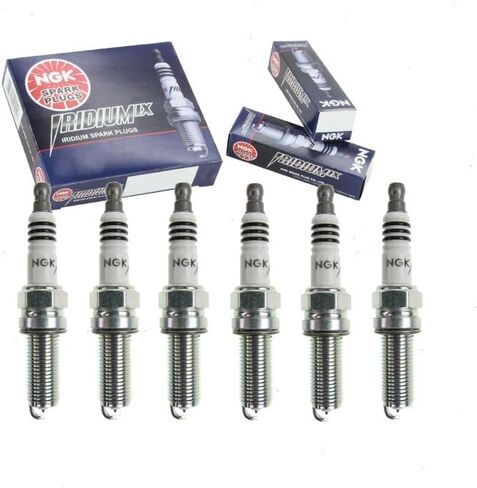 6 pc NGK Iridium IX Spark Plugs compatible with Acura TLX 3.5L V6 2015-2019 in Kuwait