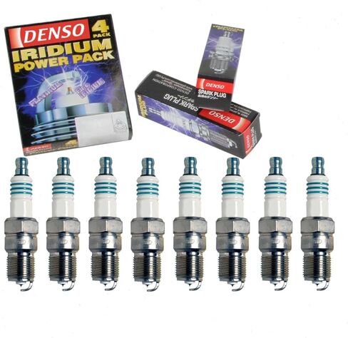 8 قطع دينسو إيريديوم شمعات الإشعال الكهربائية متوافقة مع فورد F-150 4.6L 5.4L V8 1997-2008 in Kuwait