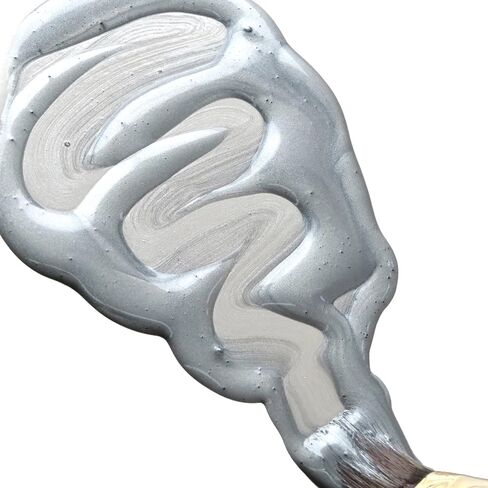 High Flow Acrylics by GOLDEN, Iridescent Silver (Fine), 1 fl. oz. Bottle, Professional Acrylic Paint, Semi-Transparent in Kuwait