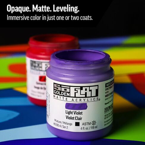 Golden SoFlat Matte Acrylic Paint, 2oz jar, Permanent Green (6660-2) in Kuwait