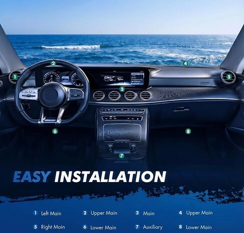 مشغل باب مزيج سخان HVAC متوافق مع Ford Edge 2015-2023 Fusion 2013-2020 Lincoln Mkx 2016-2018 Mkz 2013-2020 Nautilus 2019-2023 OEM#604-294 DG9Z-19E616-A GS7Z-19E616-B in Kuwait