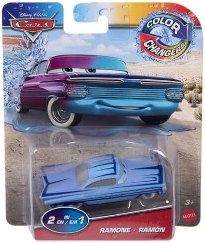 Disney Cars Color Changers - 1:55 سيارة معدنية متغيرة الألوان - رامون in Saudi Arabia