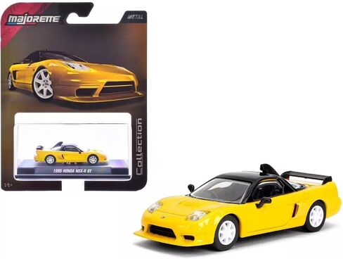 Majorette Collection – 1995 Honda NSX-R GT 1:64 Die-Cast Model Car with Rubber Tires & Display Case, for Collectors & Adults in Saudi Arabia