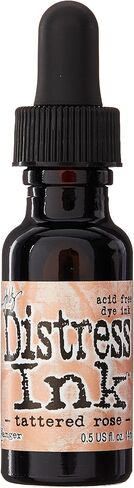 Ranger Tim Holtz Distress Ink Reinker 1/2-Ounce, Tattered Rose in Kuwait