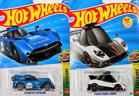 Hot Wheels HW Exotics Die-Cast Car Series - 1:64 Scale Exotic Collectibles with Precision Details Bundle in Kuwait