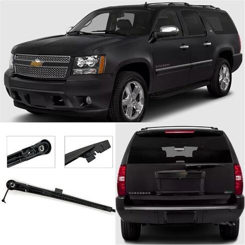 Rear Wiper Blade Arm Set for Chevy SUBURBAN 1500 2500 Base LS LT LTZ Sport Utility 2007 2008 2009 2010 2011 2012 2013 2014 5.3L 6.0L V8 Rear Back Windshield Wiper Blade Arm for GM TRUCKS 15277756 in Saudi Arabia