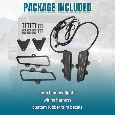 Bumper Fog Light Kit for 2025+ Polaris Ranger XP 1000, Running Lights Only in Kuwait