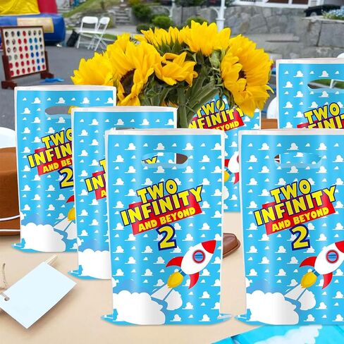 LaVenty Two Infinity and Beyond Party Bags 2nd Birthday Party Bags Two Infinity and Beyond Party for Boy Girl 2nd Birthday in Kuwait