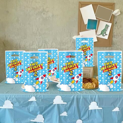 LaVenty Two Infinity and Beyond Party Bags 2nd Birthday Party Bags Two Infinity and Beyond Party for Boy Girl 2nd Birthday in Kuwait