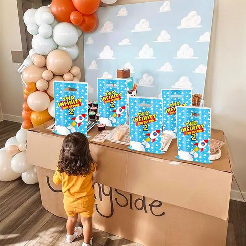 LaVenty Two Infinity and Beyond Party Bags 2nd Birthday Party Bags Two Infinity and Beyond Party for Boy Girl 2nd Birthday in Kuwait