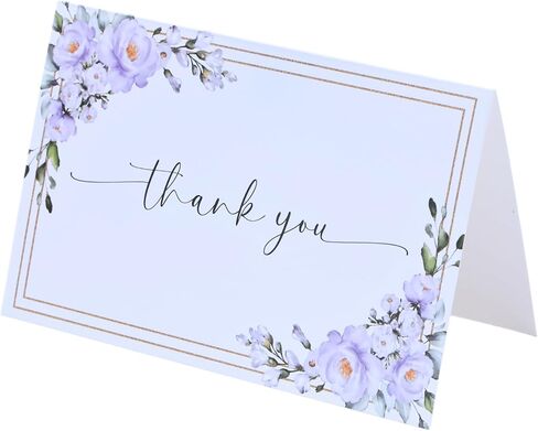 Funeral Thank You Cards with Envelopes Messages Inside and Matching Stickers, 4x6 Sympathy Thank You Cards with 2 Pre-Printed Messages for Funeral, Bereavement, or Memorial Service Appreciation - 24 Pack in Kuwait