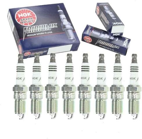 8 pc NGK Iridium IX Spark Plugs compatible with Ford F-250 4.6L 5.4L V8 1997-2001 in Kuwait