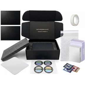 Card Grading Submission Kit, Submission Mailing Kit for PSA, CGC, SGC Trading Cards - Includes 50 Card Sleeves, 25 Semi-Rigid Holders & Secure Mailing Accessories (1SET-Universal) in Saudi Arabia