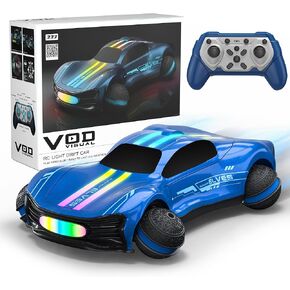 Remote Control Car for Kids, RC Stunt Car with Drift Wheels, 360° Spins & Flips, 2.4GHz Rechargeable Toy Car with LED Lights, Indoor Outdoor Gift for Boys Girls Ages 6-12 in Saudi Arabia