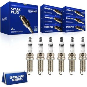JC Whitney JFBAJCWSP00128 6pcs Iridium Spark Plugs - Compatible with Ram 1500 13-19, Honda Accord 08-17, Jeep Grand Cherokee 11-18, Wrangler 12-18, Cherokee 14-20 - Cyl.6 in Saudi Arabia