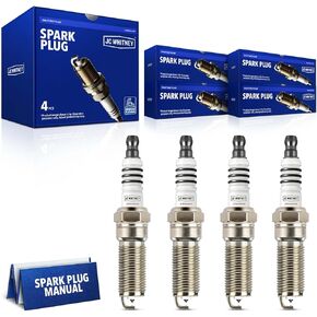 JC Whitney JFBAJCWSP00017 4pcs Iridium Spark Plugs - Compatible with Ford Escape 01-04&09-17, Chevrolet Equinox 10-17, Malibu 04-15, GMC Terrain 10-17, Mazda 3 6 06-13 - Cyl.4 in Saudi Arabia