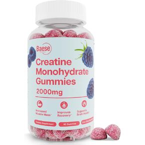 Creatine Monohydrate Gummies for Men & Women - High Purity Sour Blue Raspberry- Chewable Creatine Infused Gummy for Muscle Strength & Energy Boost, Bioavailable Pre-Workout Supplement in Saudi Arabia