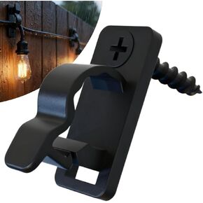 60Pack Clear Outdoor String Light Clips Screw-in Hooks,Weatherproof Cable Hangers and Clips for Hanging Fairy Lights for Christmas, Festival,Patio, and Fence Decorations in Saudi Arabia