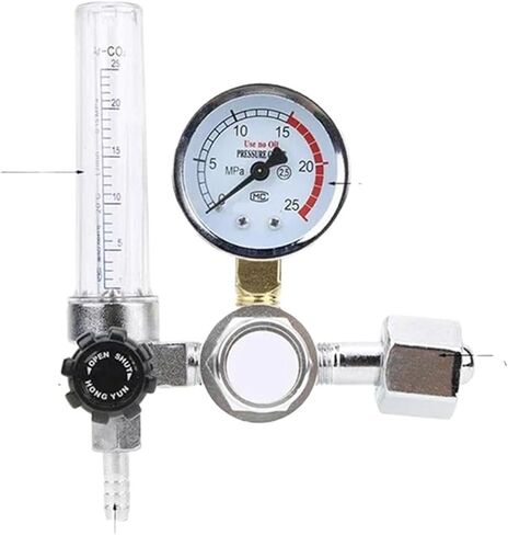 A20F-Argon Flow Meter Argon Regulator Meter Mig Tig 0-25 Mpa, Standard Flow Meter, Welding Device, Argon Pressure Reducer in Kuwait